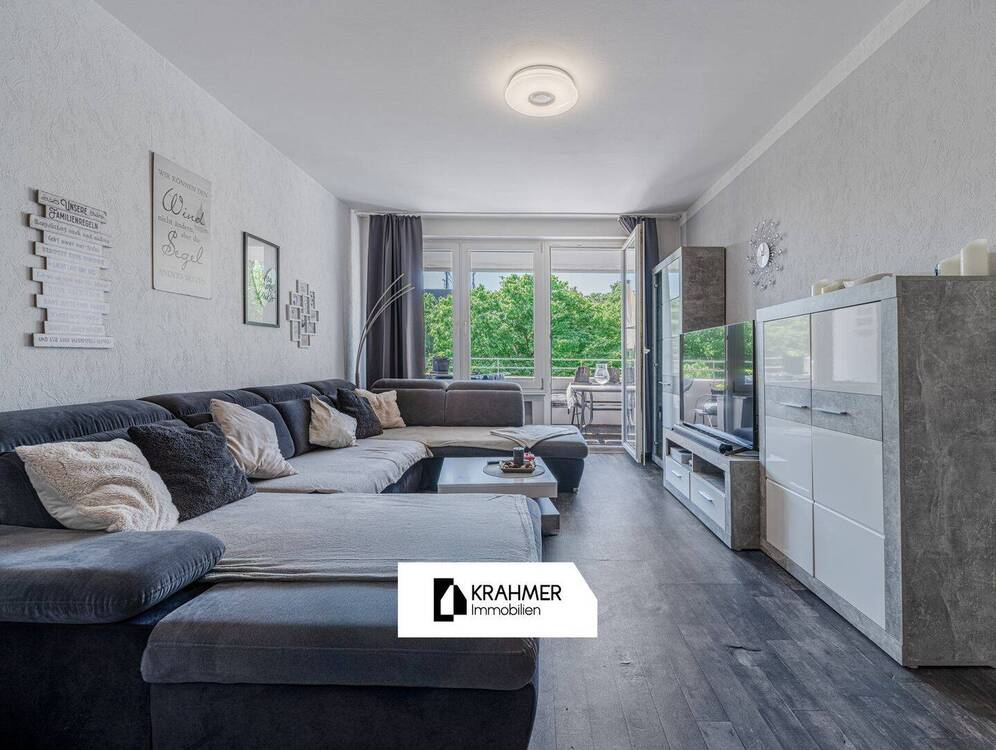 Thumbnail-Moers-Asberg: Freundliche, vermietete Eigentumswohnung mit Loggia und Blick ins Grüne