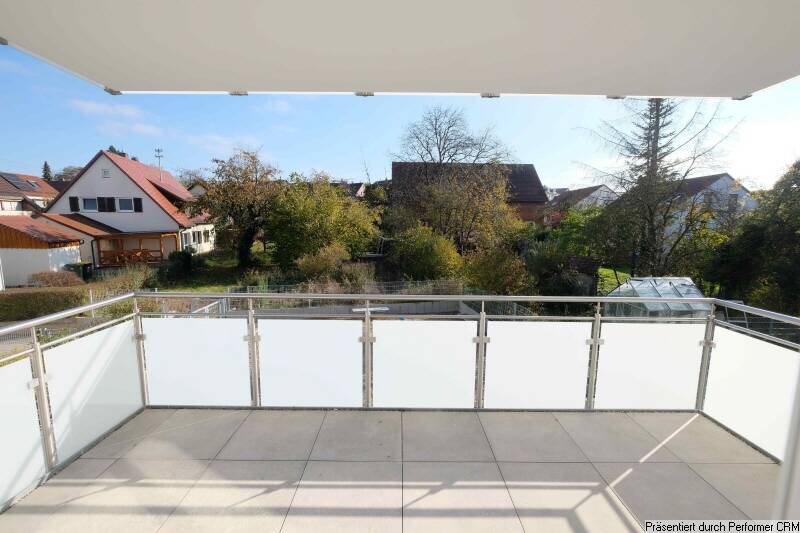 Balkon mit Blick ins Grüne