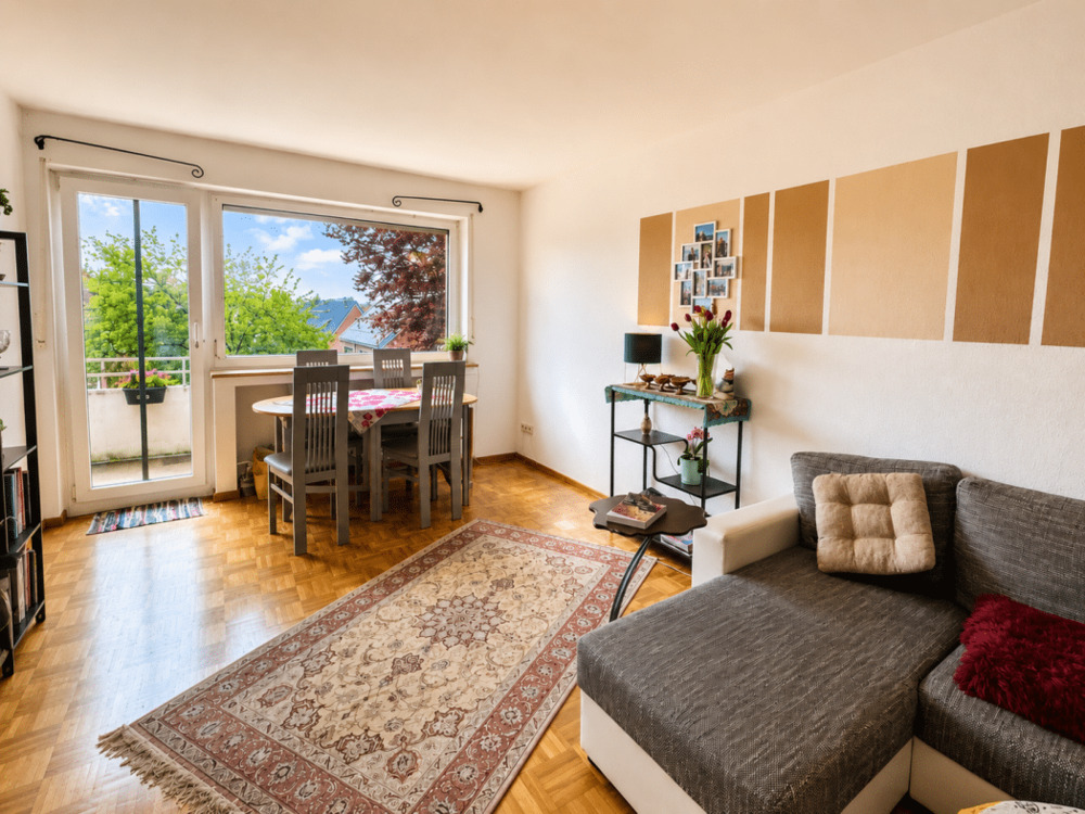 Thumbnail-Gepflegte 2-Zimmer-Wohnung mit Balkon & Tiefgaragenstellplatz in Münster-Roxel