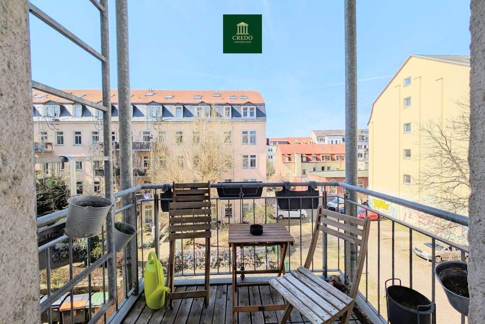 Thumbnail-Gemütliche 2-Zimmer-Wohnung mit Balkon in Dresden-Neustadt - Perfekt für Wohnen oder Investment