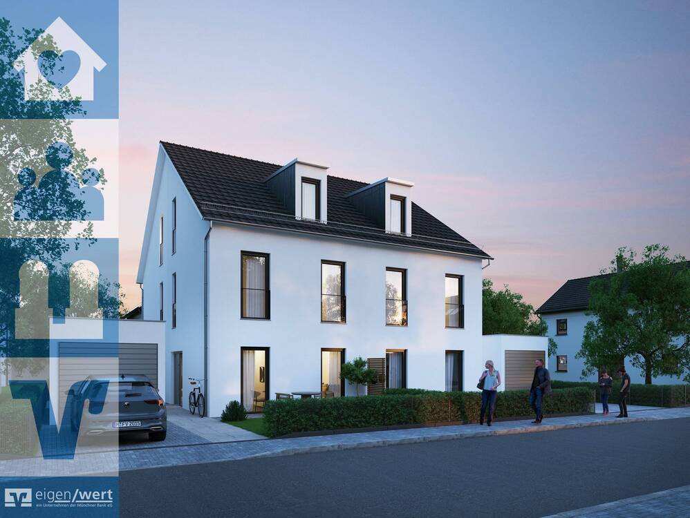 Thumbnail-Moderne und großzügige Doppelhaushälfte im Münchner Norden