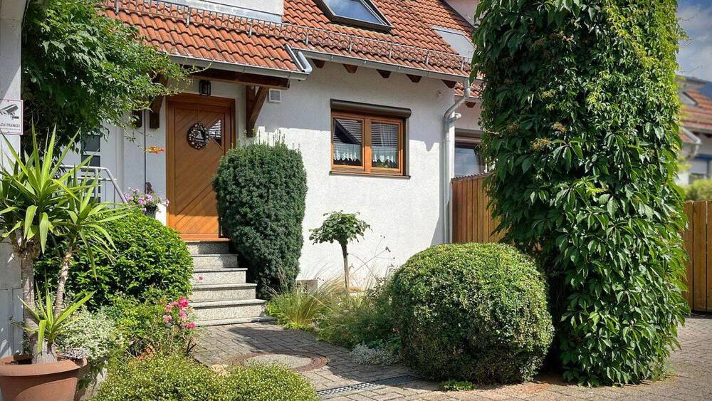 Ansicht auf das Reihenmittelhaus