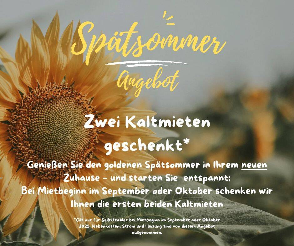 Spätsommer Angebot