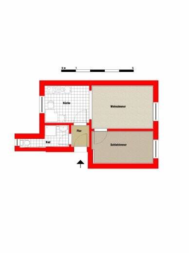 Thumbnail-Preiswerte kleine 2-Zimmerwohnung