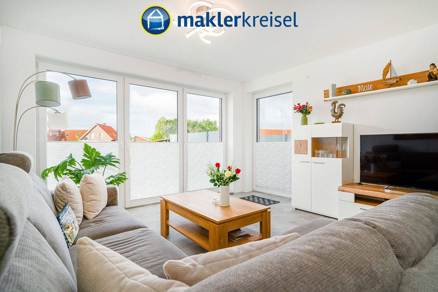 Thumbnail-Moderne Erdgeschosswohnung mit Terrasse & Carport in Esens