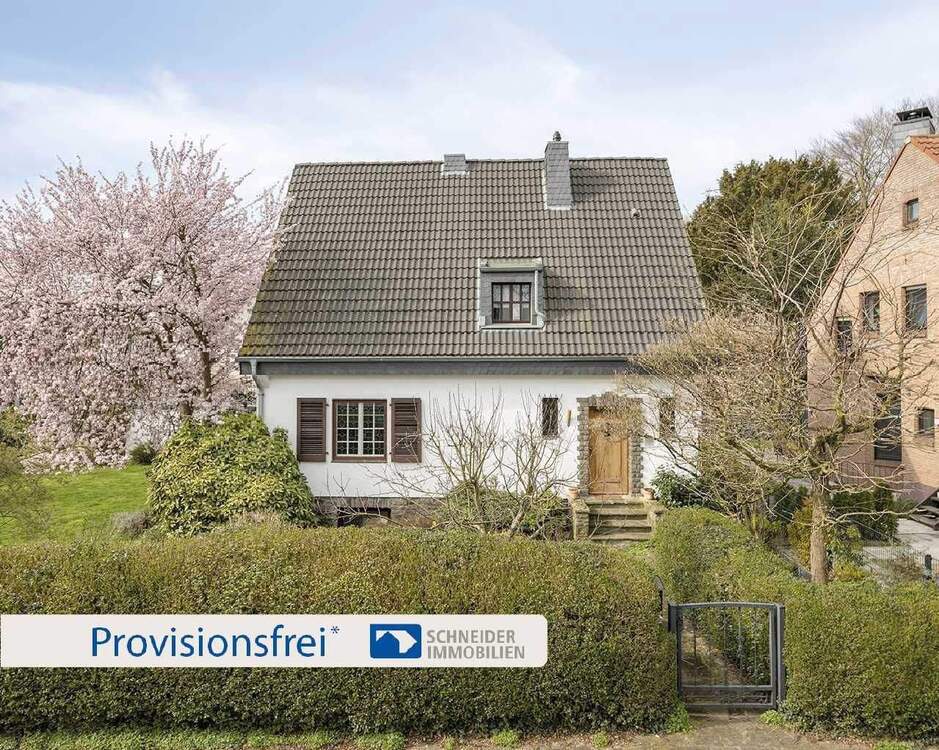 Thumbnail-Freistehendes Einfamilienhaus auf sonnigem Eckgrundstück in Ratingen-Süd