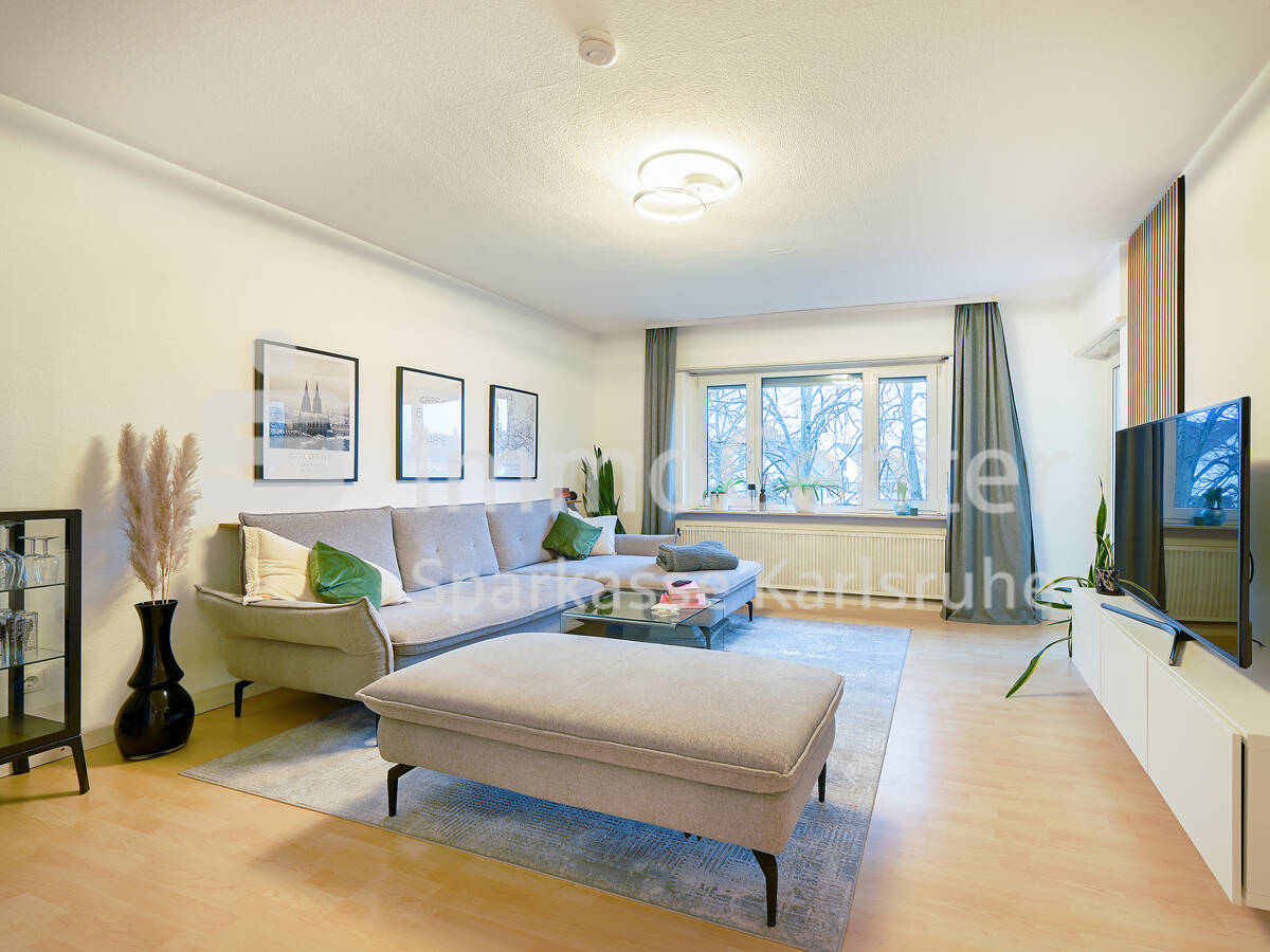 Thumbnail-Gepflegte 3-Zimmer-Wohnung im Herzen von Rüppurr - renoviert und gut vermietet