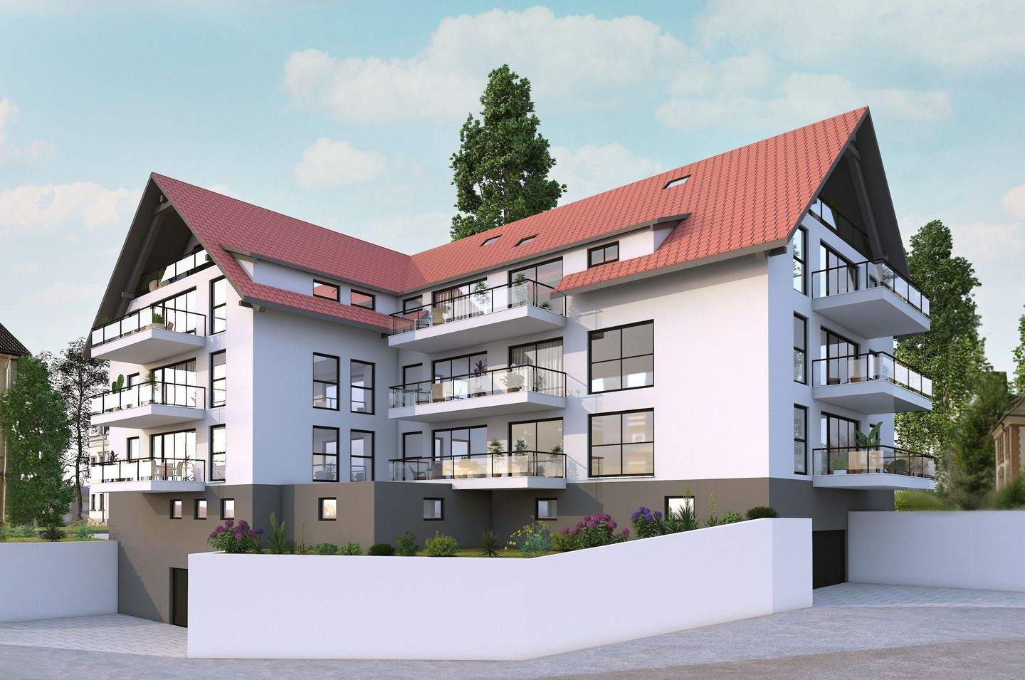 Thumbnail-2-Zimmer Neubau-Eigentumswohnung in top Lage in Bonndorf!