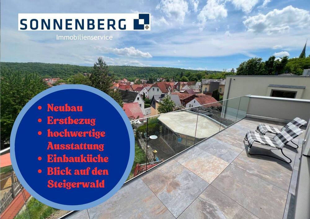 Thumbnail-2 Zimmer Wohnung NEUBAU ERSTBEZUG mit Blick auf den Steigerwald