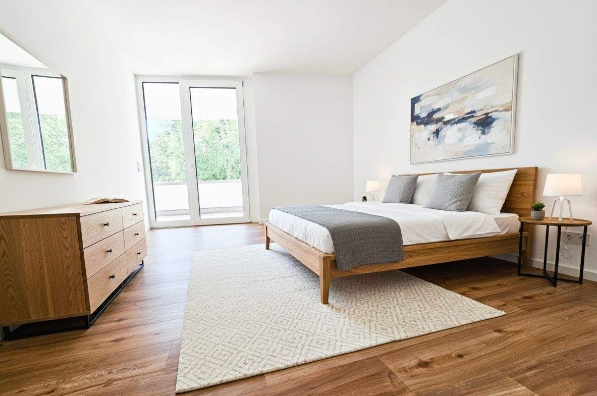 Thumbnail-PROVISIONSFREI UND BEZUGSFERTIG | 3-Zimmer-Neubauwohnung mit 2 Südbalkonen