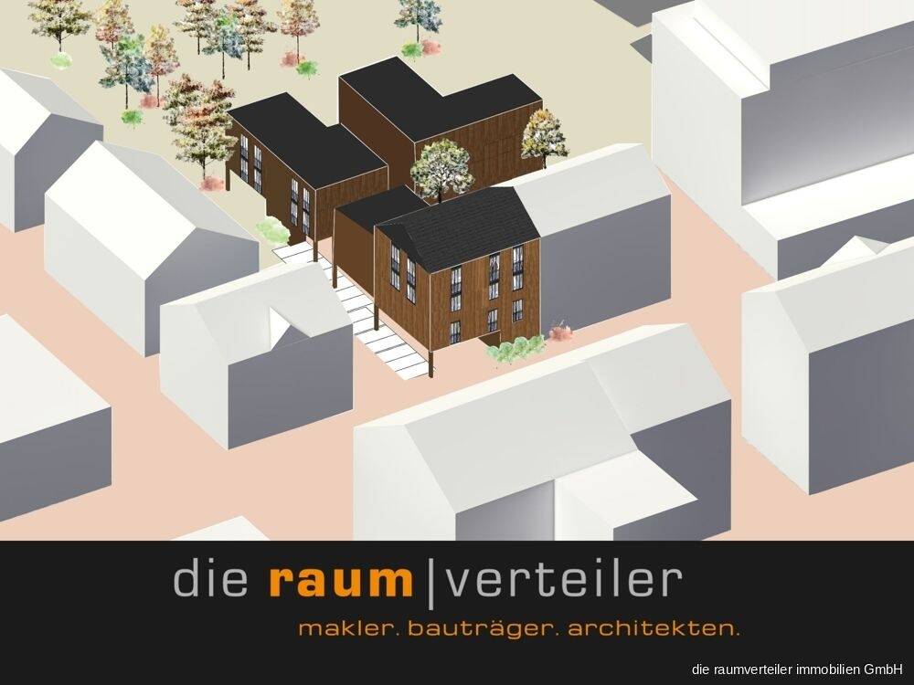 Thumbnail-Bauträgergrundstück Mitten in Rosenheim, ca. 2.000 qm, bebaubar mit 23 bis 28 Wohnungen + Parkdeck