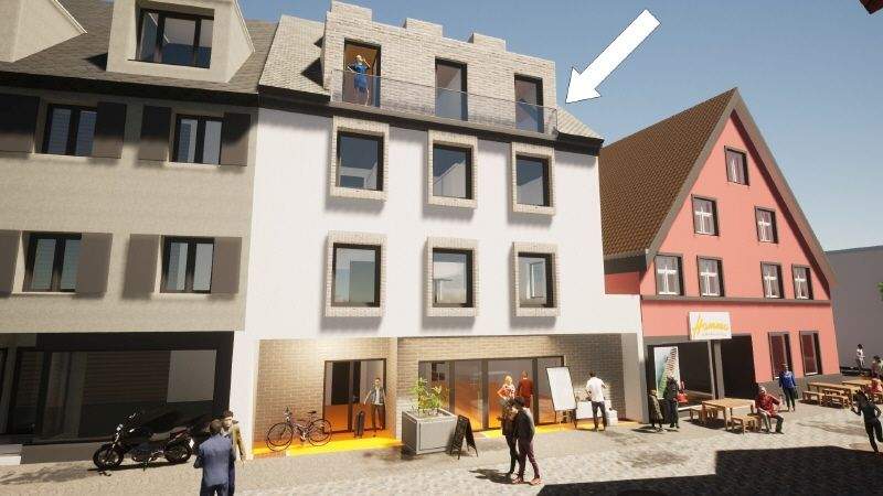 Thumbnail-BAUBEGINN SOFORT MÖGLICH: PROJ. WOHN- UND GESCHÄFTSHAUS - 6 STELLPLÄTZEN - 1-A LAGE WGT - ZENTRUM