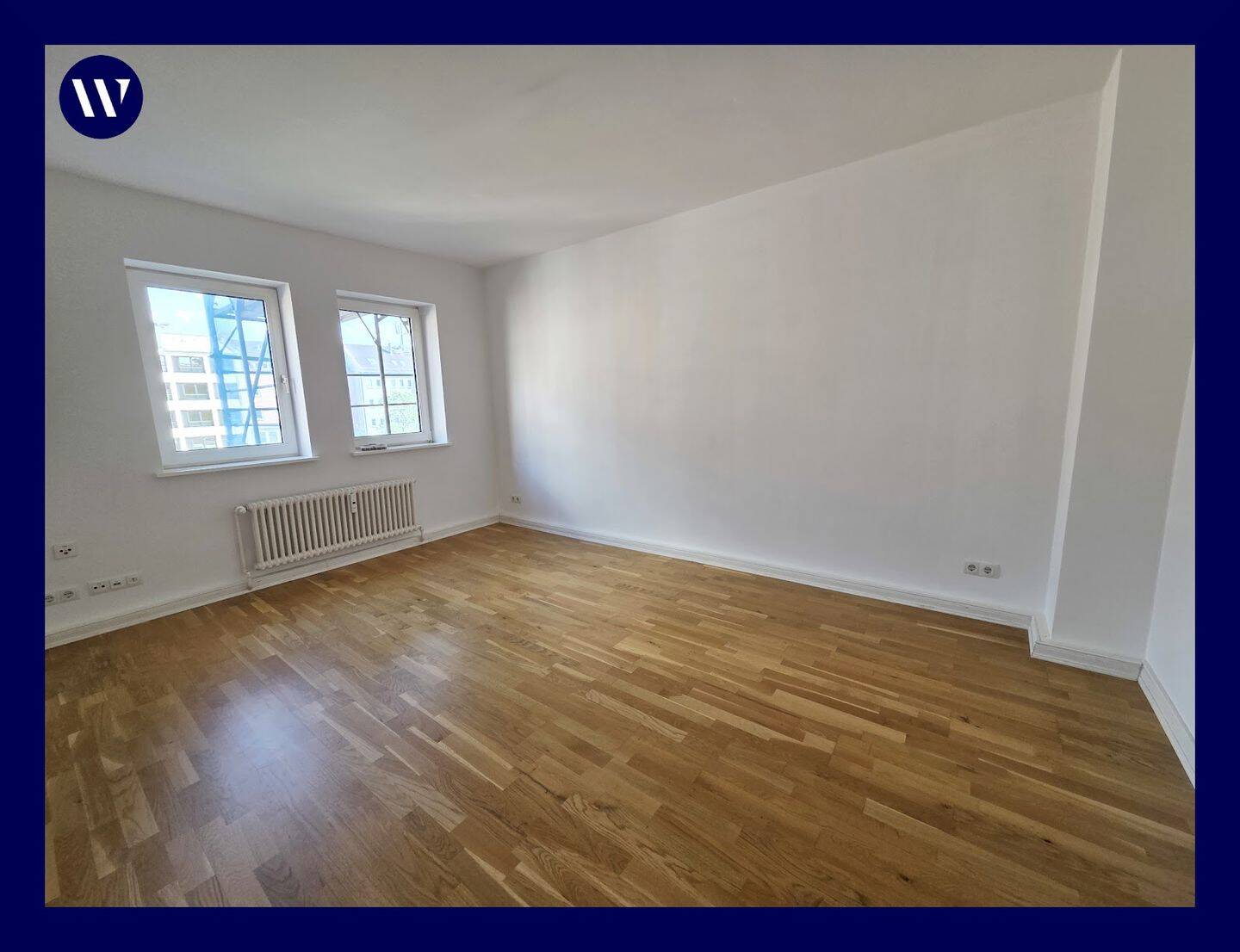 Thumbnail-Helles 2-Zimmer-Apartment mit Ausblick ins Grüne, separate Küche + Einbauküche, Tageslichtbad