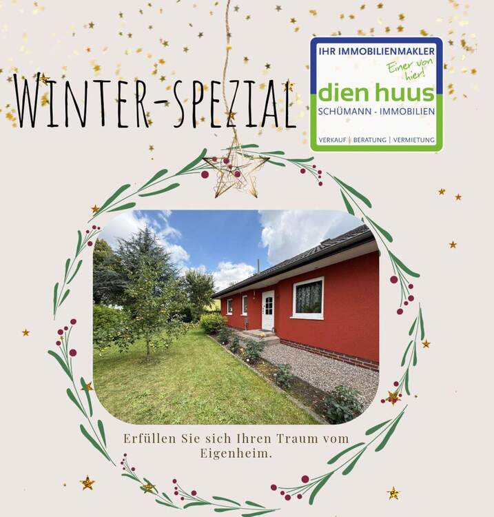 Thumbnail-! KAUFPREISREDUZIERUNG ! Bungalow mit idyllischem Grundstück