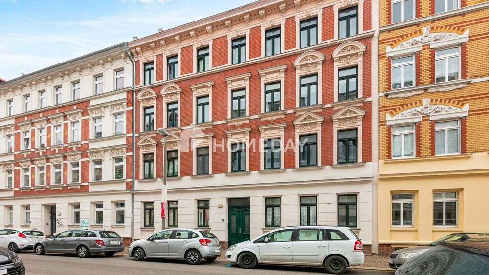 Thumbnail-Gemütliche 2-Zimmer-Wohnung mit Balkon, EBK und Abstellkammer im sanierten Denkmalhaus