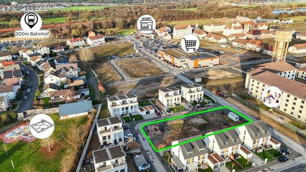 Thumbnail-DIETZ: 6 Reihenhausgrundstücke mit Baugenehmigungen im neuen Babenhäuser Wohnquartier Kaisergärten!