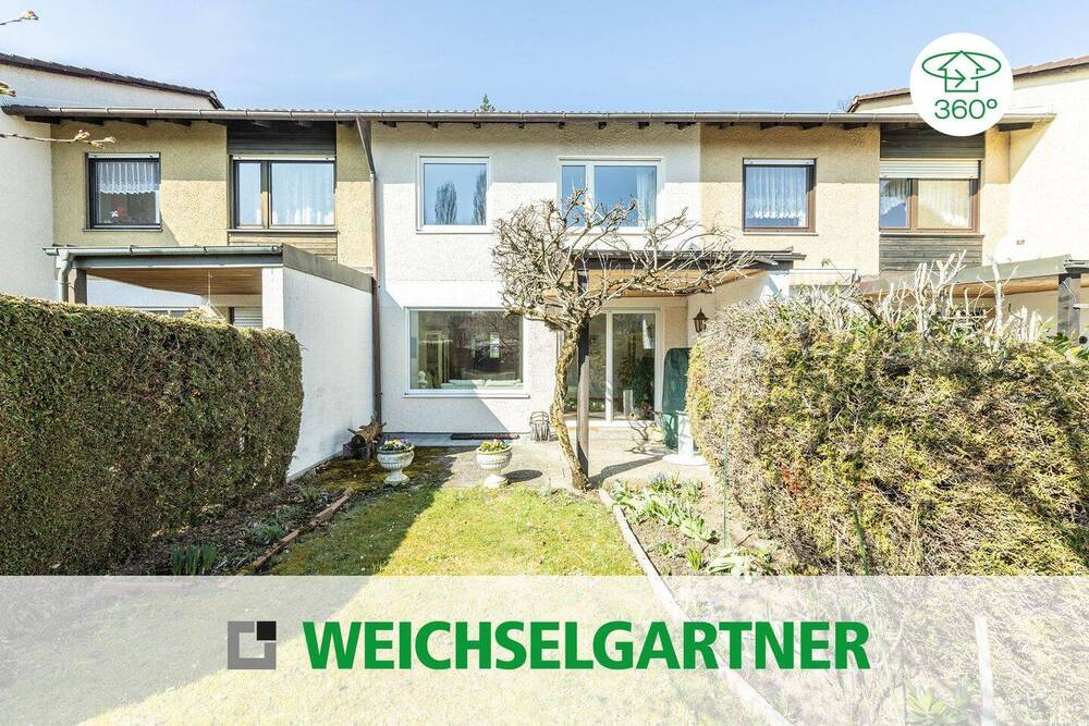 Thumbnail-Gepflegtes Reihenmittelhaus mit nahezu uneinsehbarem Garten und Tiefgaragen-Einzelstellplatz