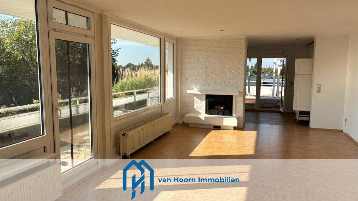 Thumbnail-RESERVIERT! Licht, Ruhe, Komfort - Helle 2-Zimmer-Penthousewohnung mit Wintergarten in Leer