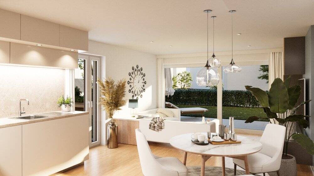 Thumbnail-moderne Erdgeschosswohnung mit West-Terrasse und Gartenanteil