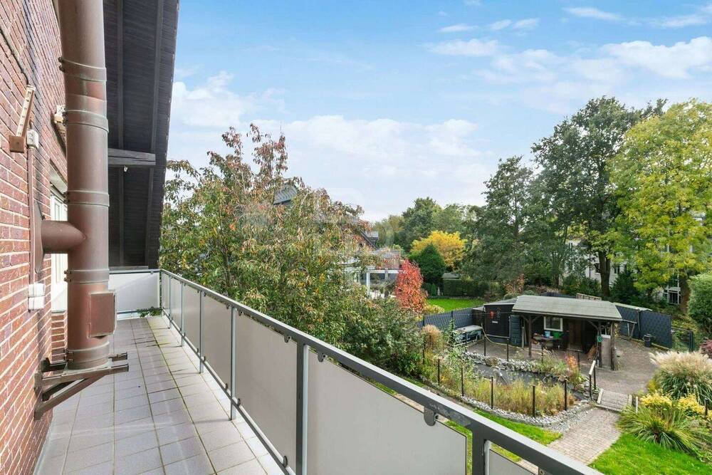 Blick vom Balkon