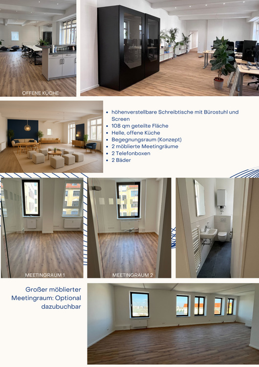Thumbnail-Sanierter Coworking-Space im Sendlinger Großmarktquartier - flexibel & möbliert