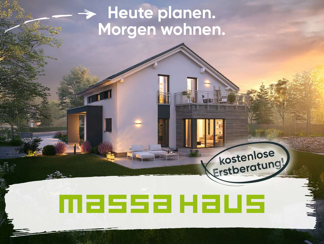 Heute planen. Morgen wohnen.