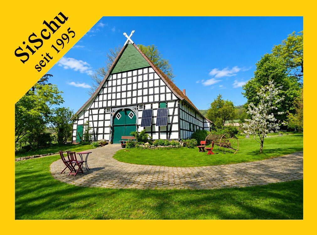 Thumbnail-Ostwestfälisches Ständerhaus mit 17.700 m² Traumgrundstück