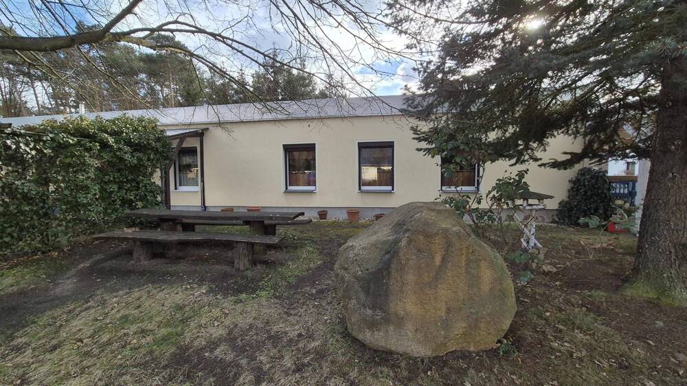 Blick aufs Haus