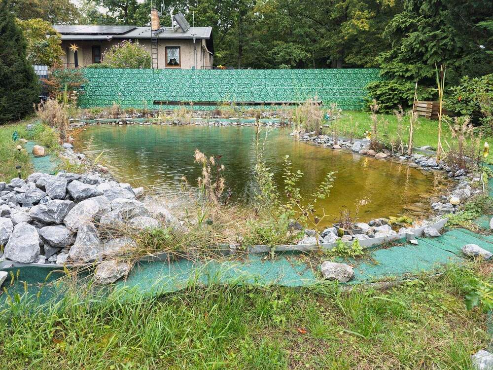 Thumbnail-Bungalow mit Schwimmteich auf 900 m² Grundstück - naturnah wohnen in zentraler Lage - provisionsfrei