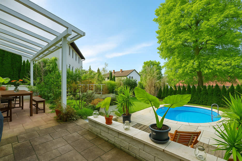 Ansicht West-Terrasse 