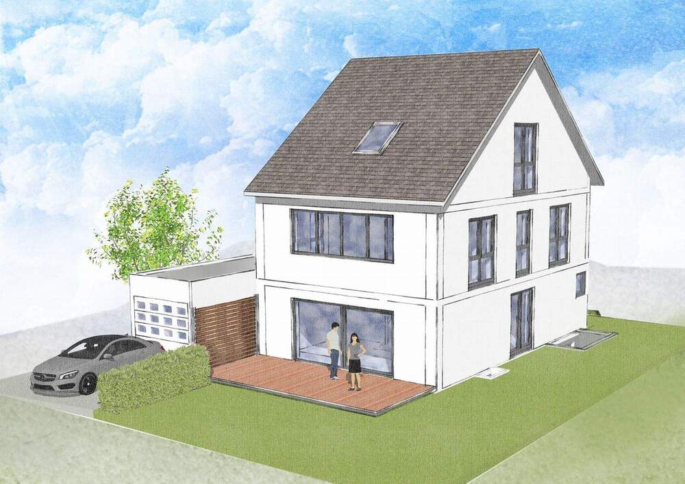 Thumbnail-Geplant für Familien: Freistehendes Einfamilienhaus in ruhiger Lage von Schönaich