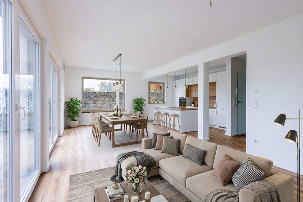 Thumbnail-Schlüsselfertig ausgebautes Reihenendhaus mit Terrasse, Garten, 2 Stellplätzen, KFW 40 Effizienzhaus