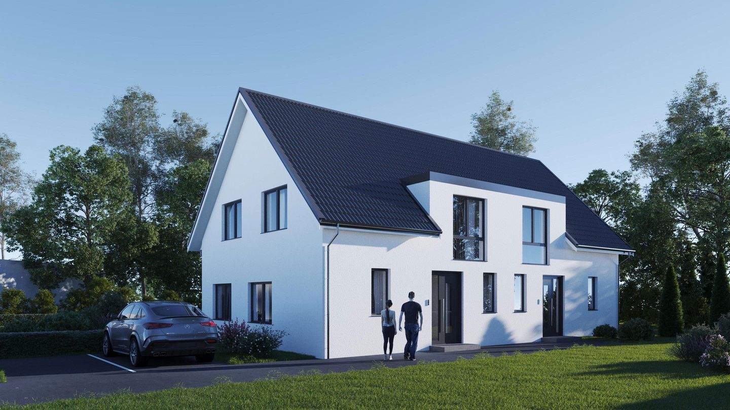 Thumbnail-Moderne KfW-40-Doppelhaushälfte in ruhiger Lage von Bremerhaven-Wulsdorf