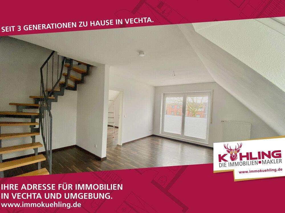Thumbnail-***Reserviert***Attraktive 3 Zimmer Maisonettewohnung im Herzen von Vechta!