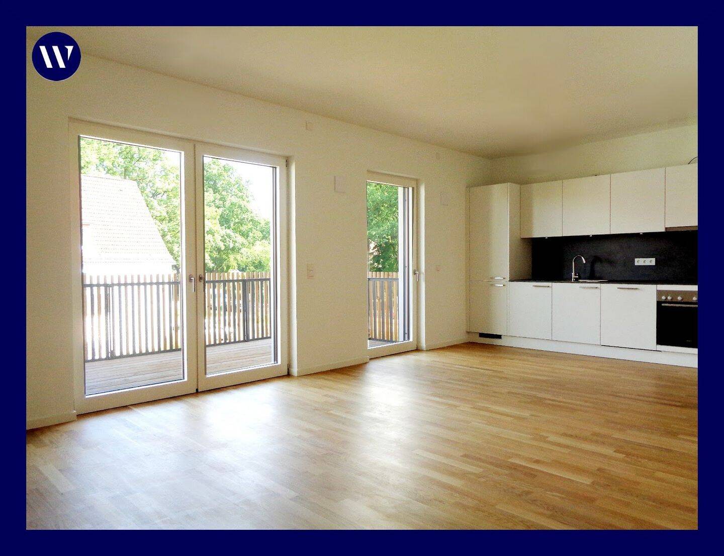 Thumbnail-Ihr neues Zuhause! 3 Zimmer + Balkon, offener Wohn- & Kochbereich, Einbauküche, Parkett, Neubau 2021