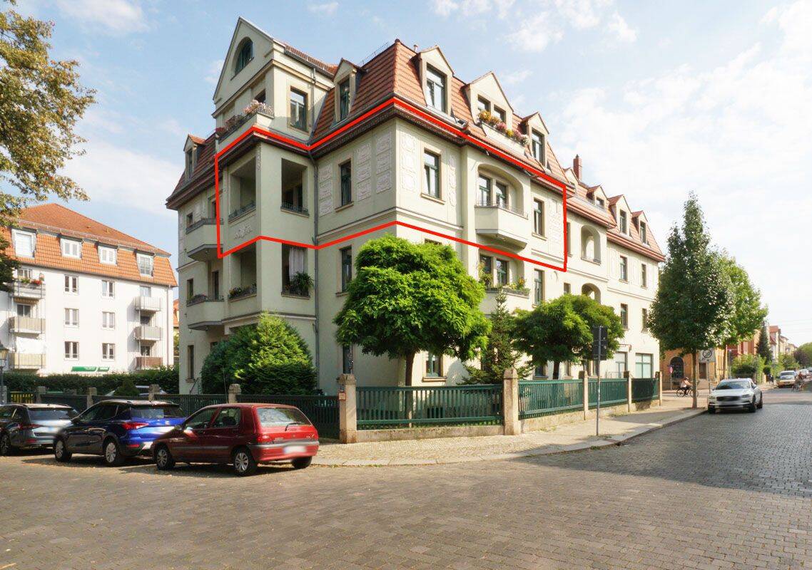 Seitenansicht Haus