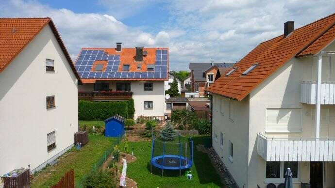 Blick vom Balkon