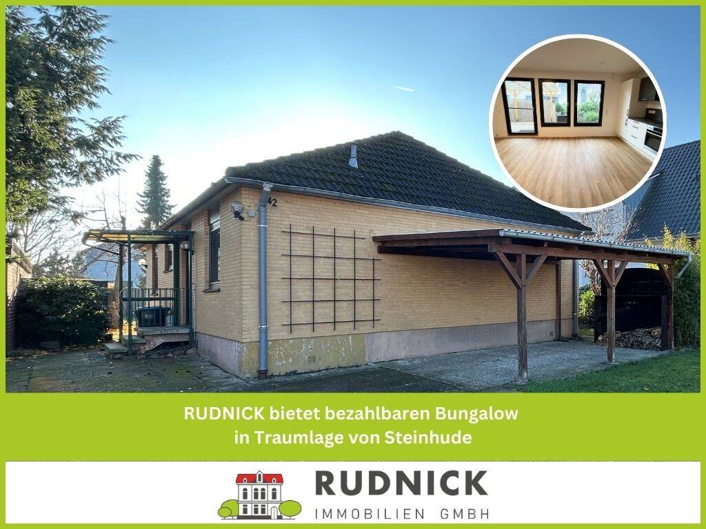 Thumbnail-RUDNICK bietet bezahlbaren Bungalow in Traumlage von Steinhude