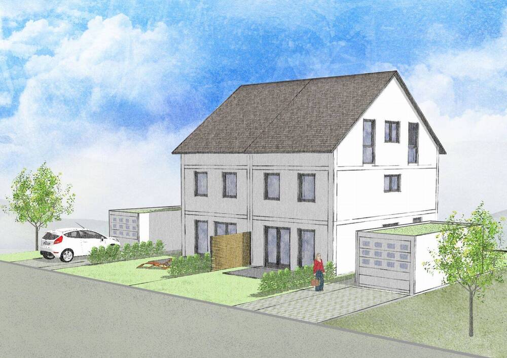 Thumbnail-MUSTERHAUS SAMSTAGS GEÖFFNET - Holzgerlingen-Hülben I: Doppelhaushälfte in familienfreundlicher Lage