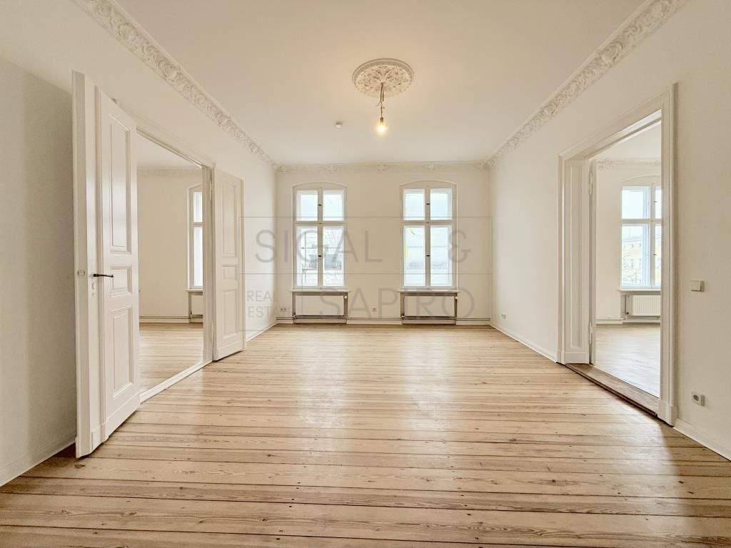 Thumbnail-GROSSZÜGIGE 4-ZIMMER-STUCK-ALTBAUWOHNUNG IN BELIEBTER KIEZLAGE VON SCHÖNEBERG