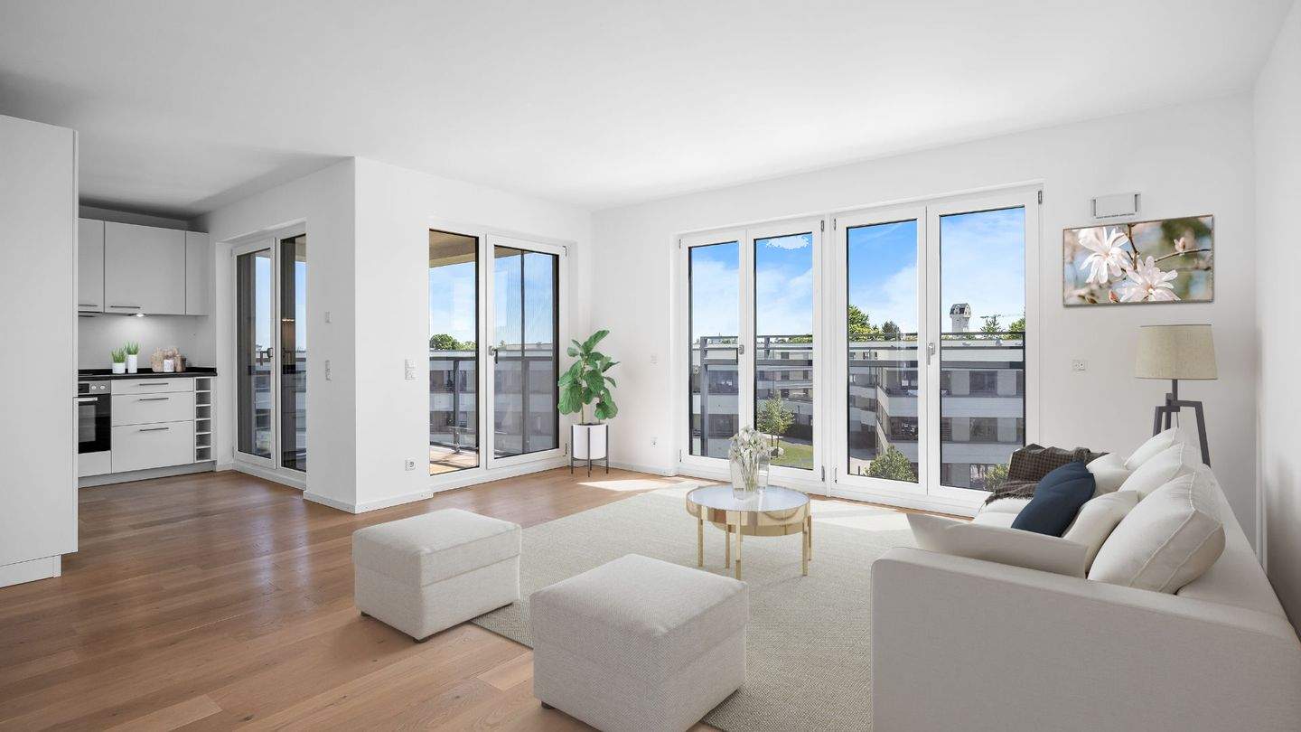 Thumbnail-ROGERS: Hochwertiges Wohnen zw. Stadt und Natur - Lichtdurchflutete DG-Wohnung mit perfekter Raumaufteilung