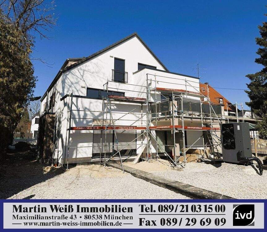 Thumbnail-Zum Erstbezug: Großzügige 2-Zimmer-Neubau-Wohnung mit Süd-Balkon in Untermenzing Nähe Allacher S-Bahn