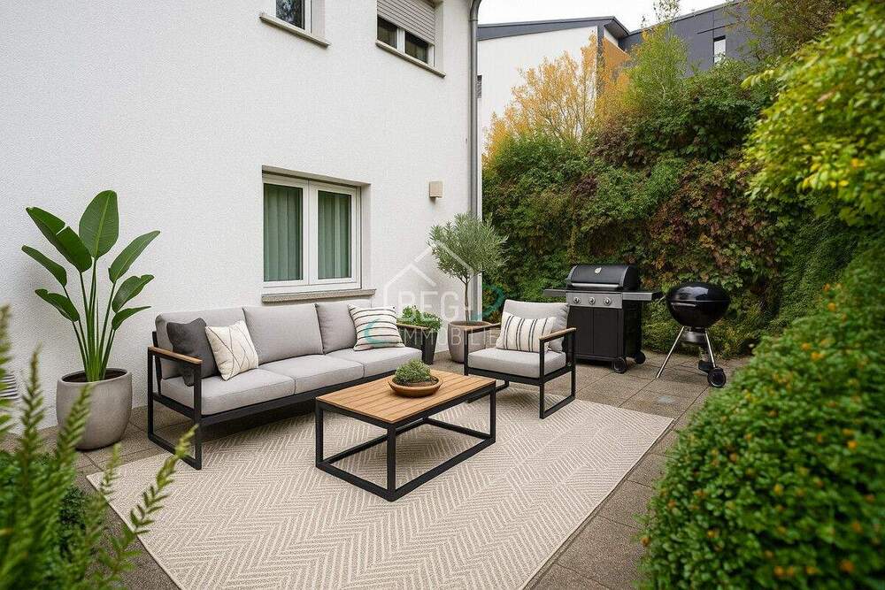 Thumbnail-Familienfreundliche Doppelhaushälfte mit Garten, Zierteich und Einliegerwohnung