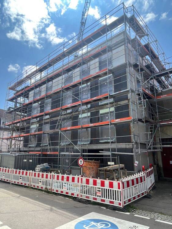 Thumbnail-Rohbau fast fertig! NB-3 Zimmer-Wohnung mit Aufzug, altersgerecht, mit toller Aussicht in der neu entstehenden Stadtmitte von Eislingen