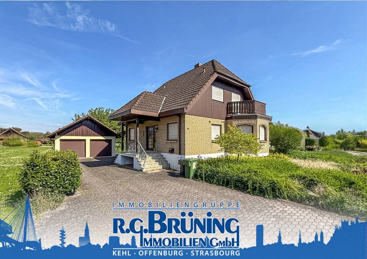 Thumbnail-Einfamilienhaus mit Blick ins Grüne in Kehl-Ortsteil