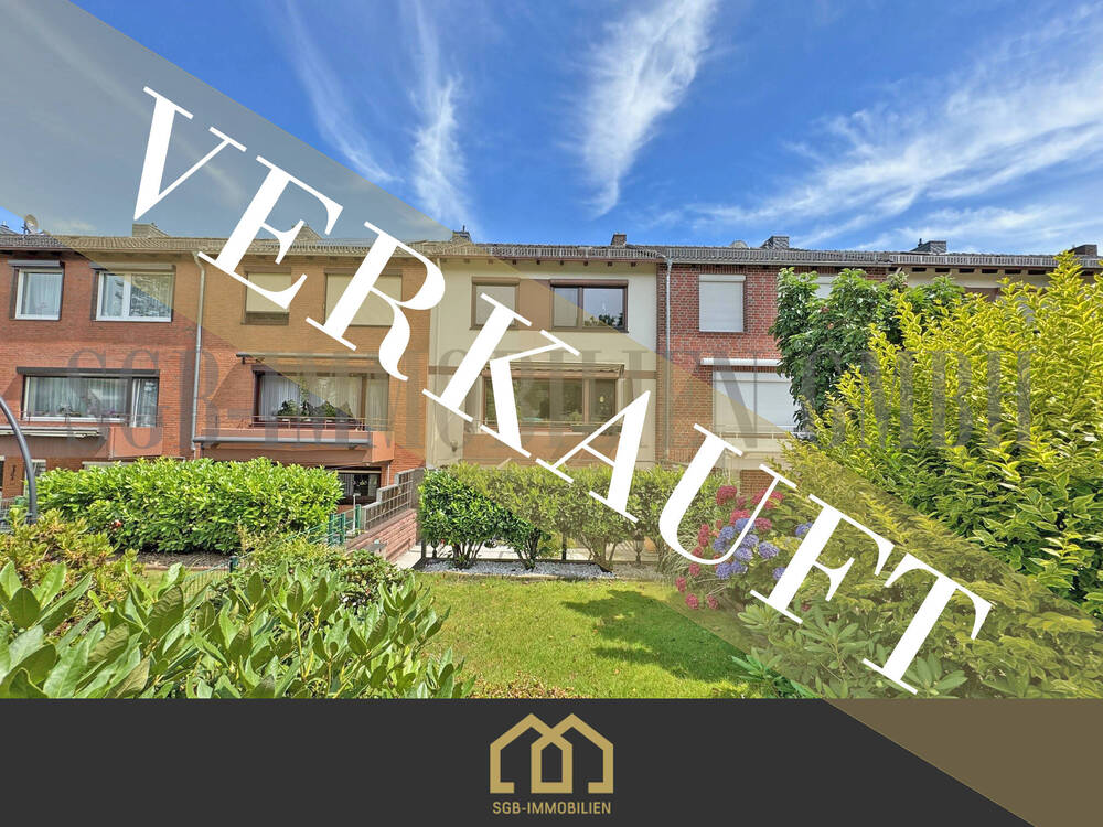 Thumbnail-Stuhr: Renoviertes 45-Zi.-Reihenhaus in ruhiger Lage mit großem Garten, Terrasse, Blk. und Garage