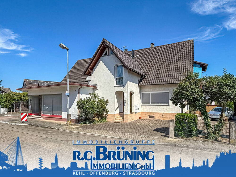 Thumbnail-Gepflegtes Wohn- und Geschäftshaus in einem beliebten Kehl-OT