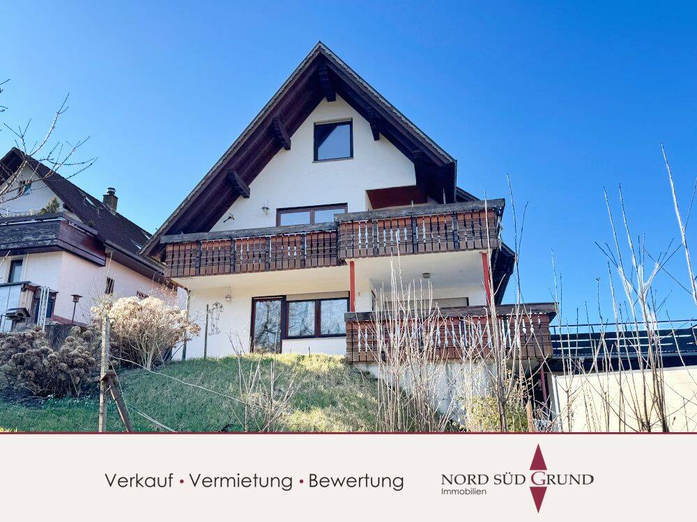 Thumbnail-2-Familien Generationen Haus in Bühlertal. Kachelofen, Terrasse, Doppelgarage, Garten, Aussichtslage