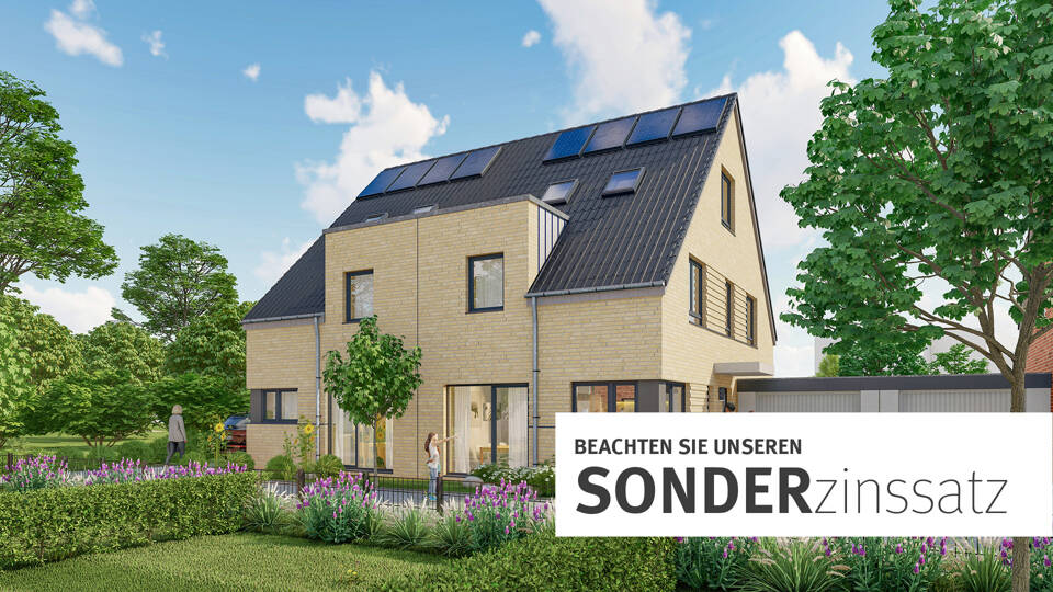 Thumbnail-Attraktive Doppelhaushälfte mit Seiteneingang (Neubau) in schöner Wohnlage in Leverkusen-Steinbüchel