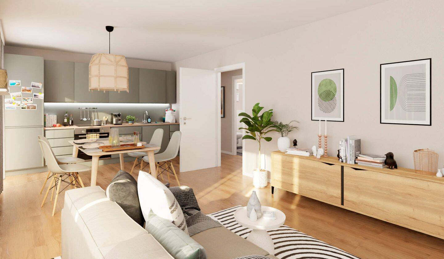 Thumbnail-Barrierefreie Erdgeschosswohnung mit zwei Terrassen, Lounge und Garten